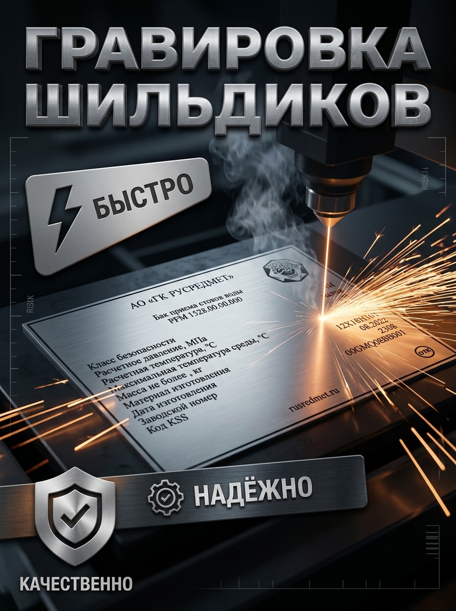 лазерная гравировка шильд