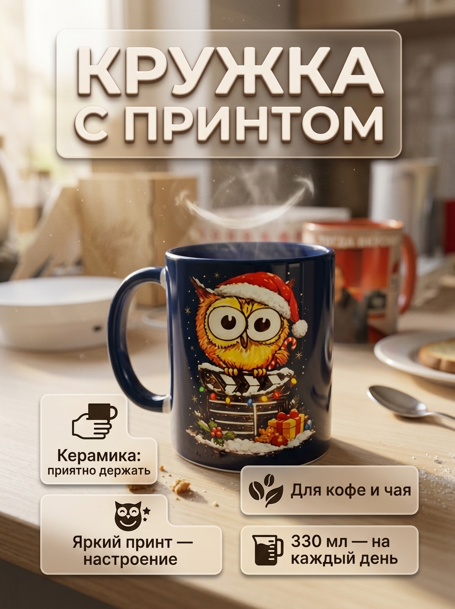 Кружка с принтом на заказ
